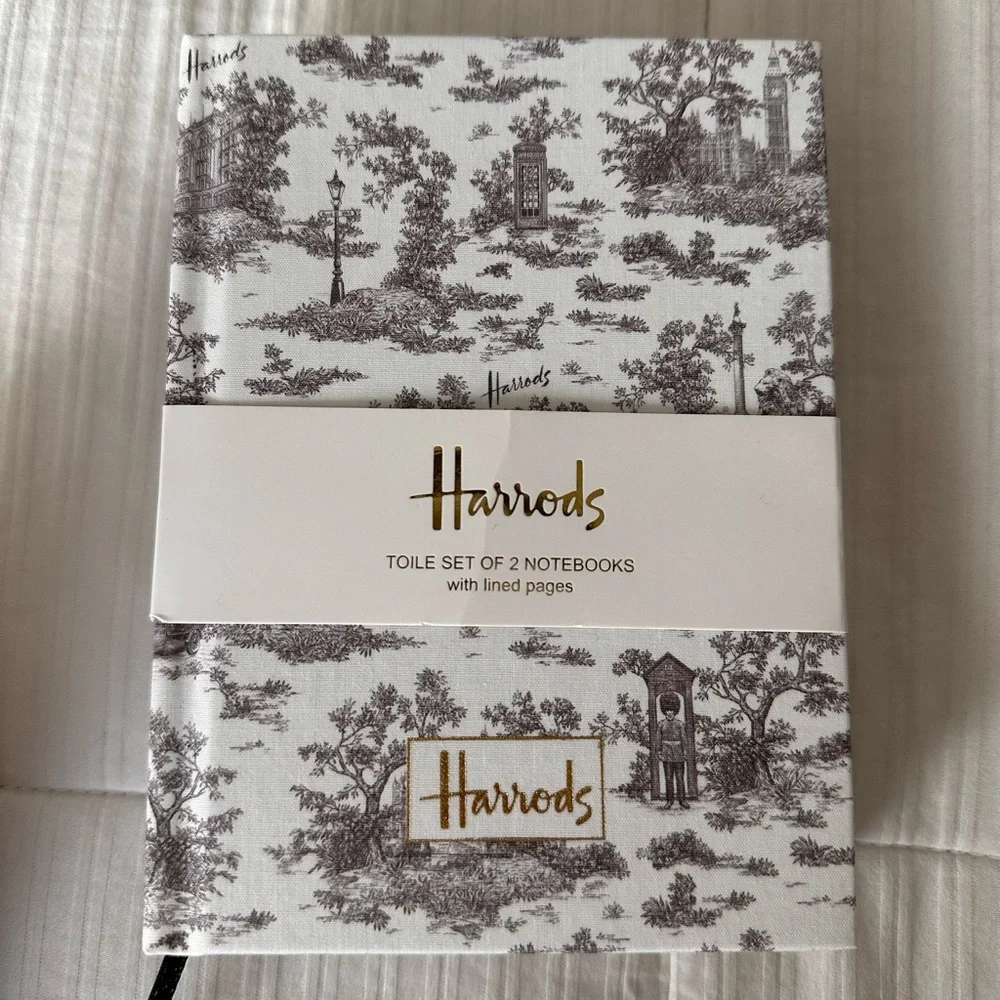 Toile set of 2 notebooks - Picture 4 of 4